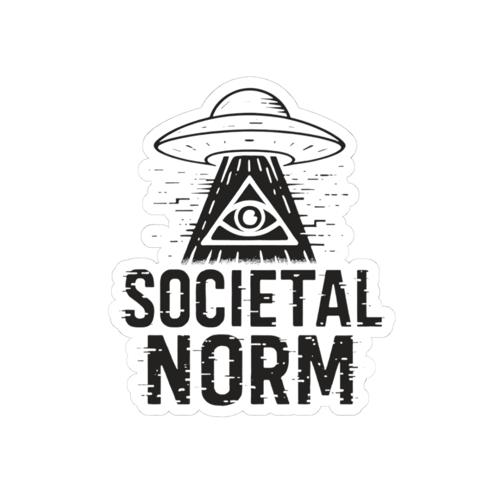Societal Norm Kiss-Cut Sticker